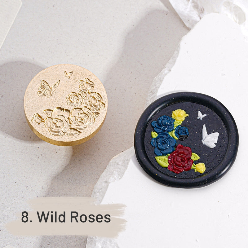 3D Relief Halloween Wax Seal Stamps (9 Designs) sku-8