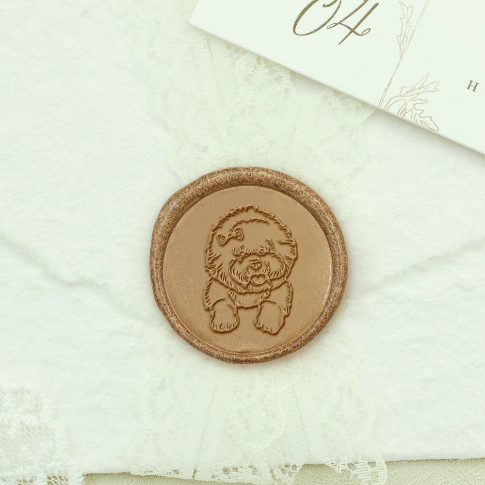 Bichon Frise Dog Wax Seal Stamp1