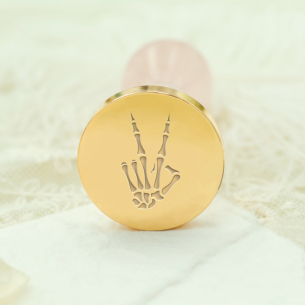 Skeleton Hand Halloween Wax Seal Stamp