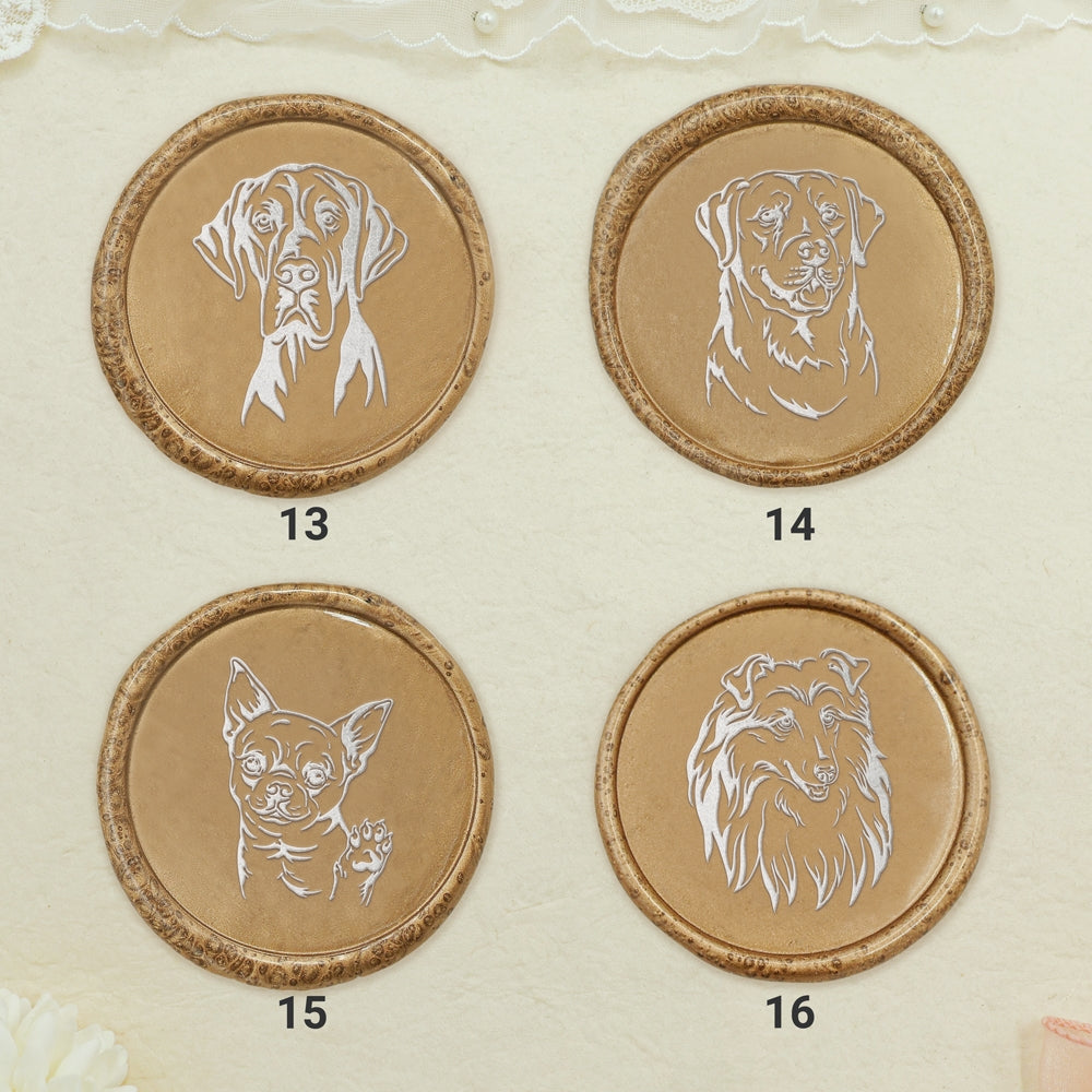 Dog Wax Seal Stamp (18 Designs) 4