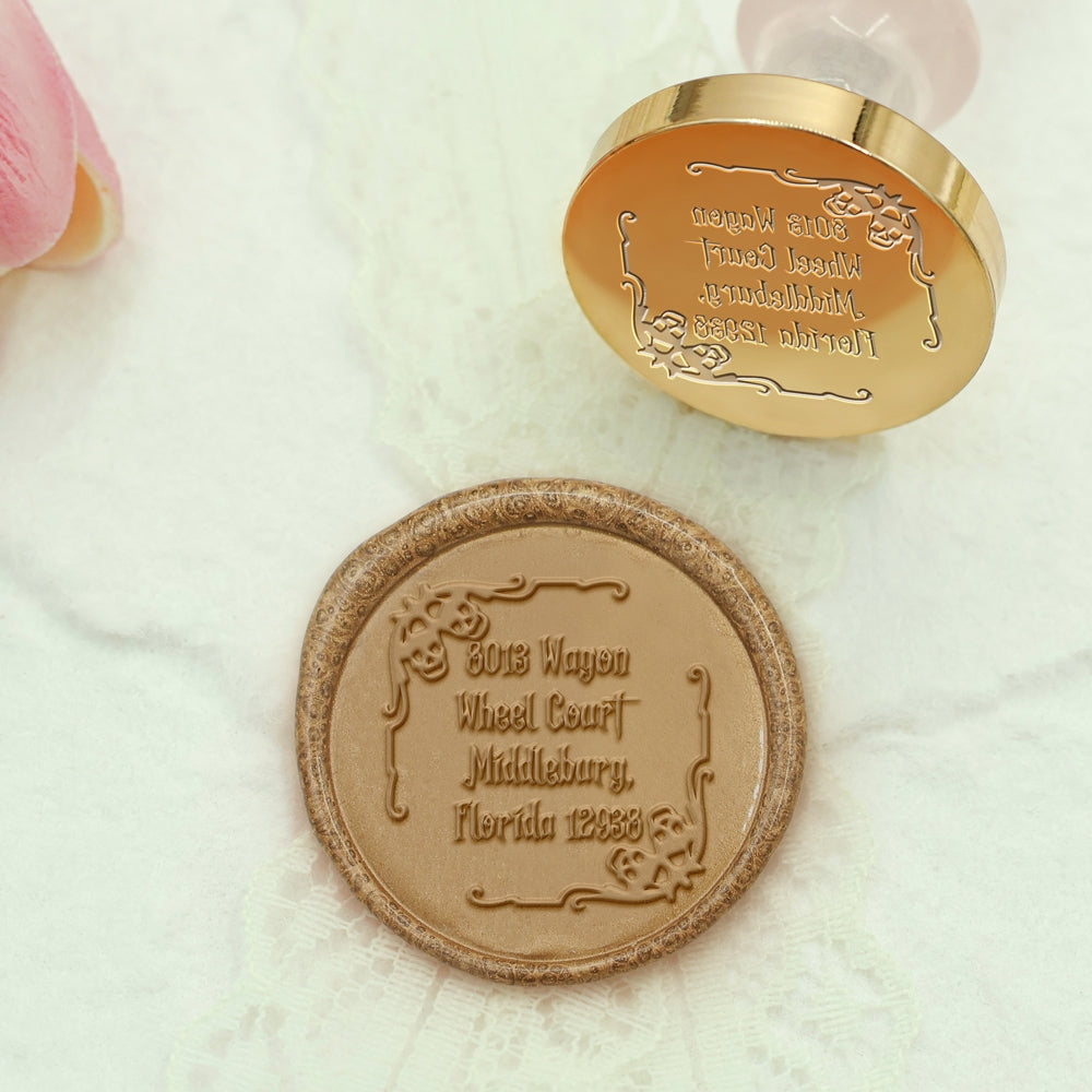 Halloween Custom Address Wax Seal Stamp - Style 102