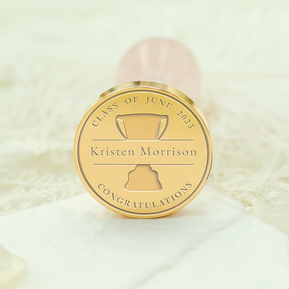 Happy Graduation Custom Wax Seal Stamp - Style 14 14-3