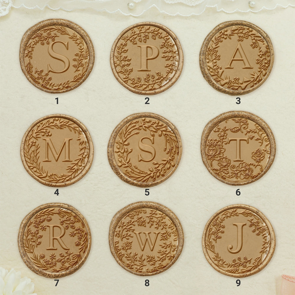 Name Wax Seal Stamp - (27 Design) -sku1