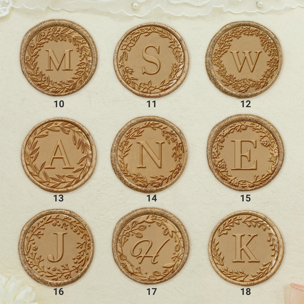Name Wax Seal Stamp - (27 Design) -sku2