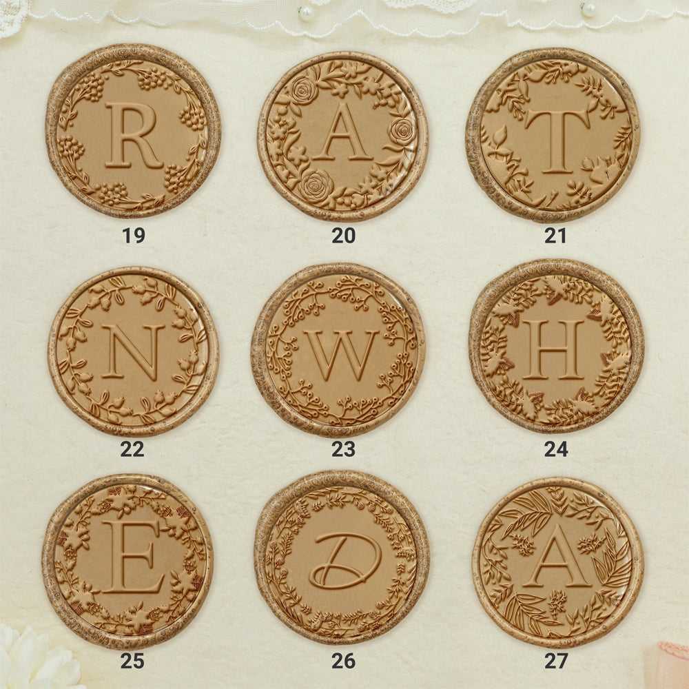 Name Wax Seal Stamp - (27 Design) -sku3